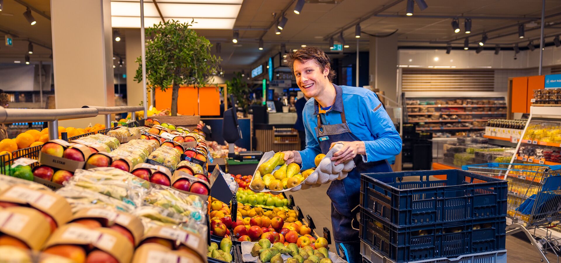  AH Medewerker Vers agf groenteman Albert Heijn